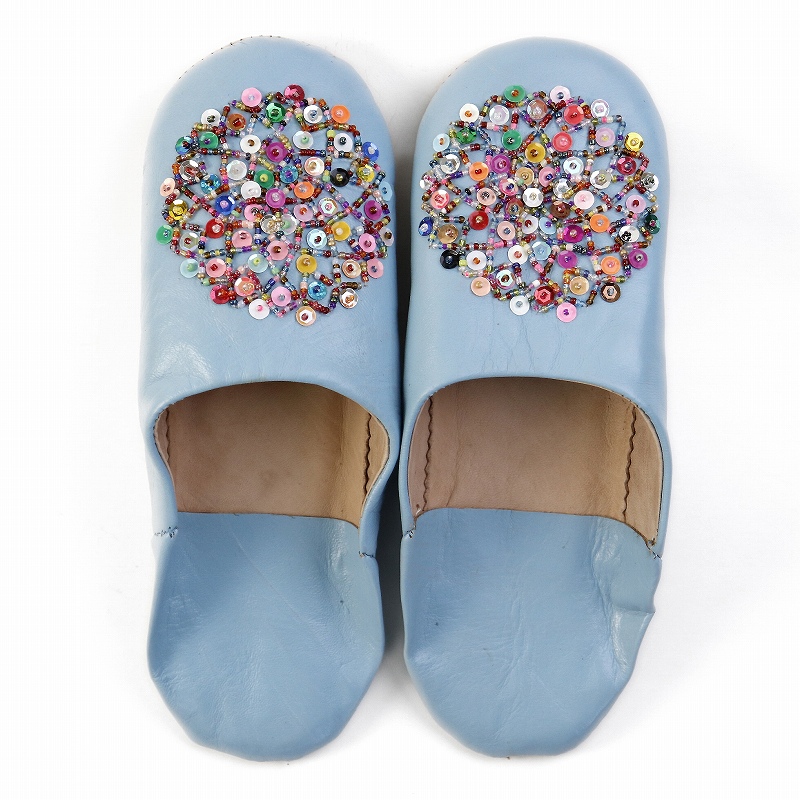 バブーシュ ビーズスパンコール F4しぐれマルチ