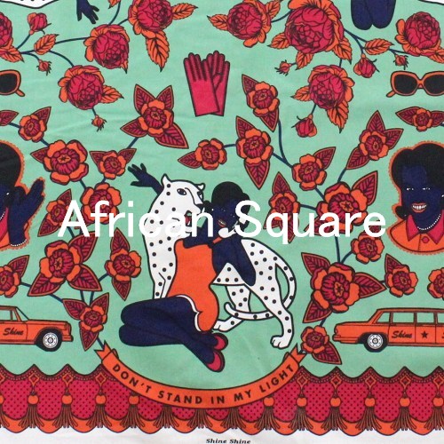 SHINE SHINE プリント布 幅140CM X64CM単位 03