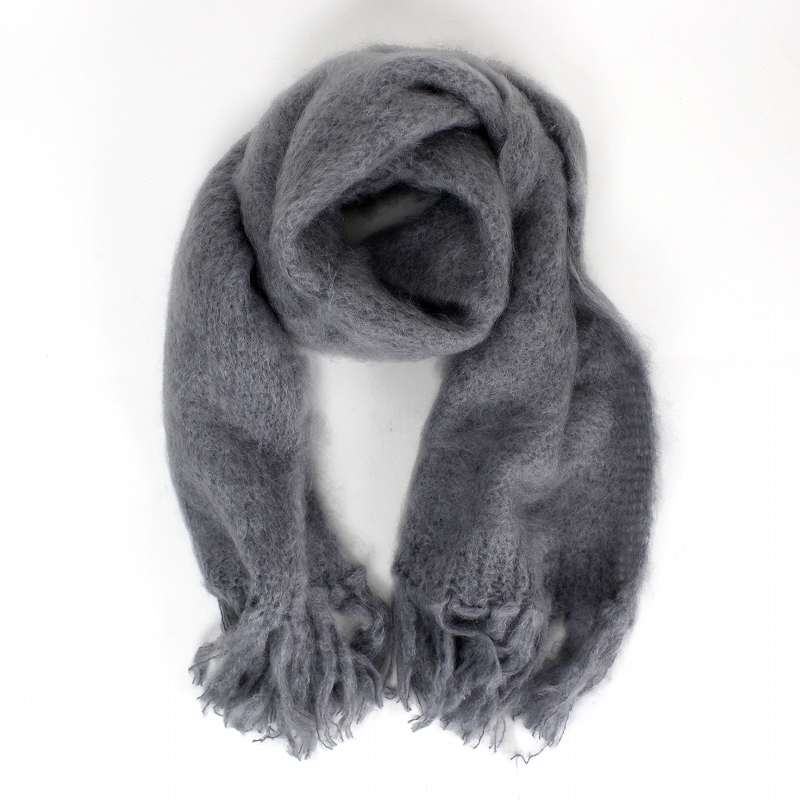 【SALE】モヘアストール 35x160 チェストナット ラモヘア @24000→16800