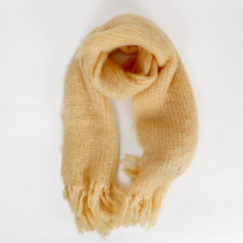 【SALE】モヘアストール 35x160 コーラル ラモヘア @24000→16800