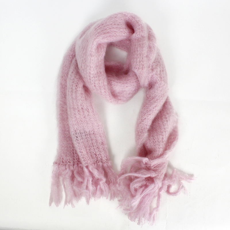 【SALE】モヘアストール 35x160 ミスティローズ ラモヘア @24000→16800