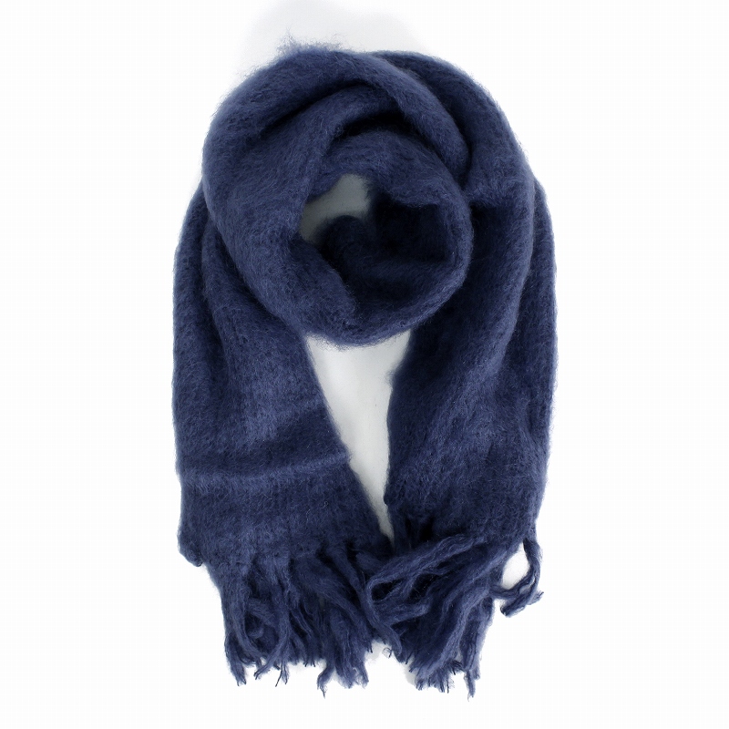 【SALE】モヘアストール 35x160 エアフォース ラモヘア @24000→16800