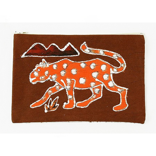【SALE】バティックポーチ ヒョウ @2400→1200
