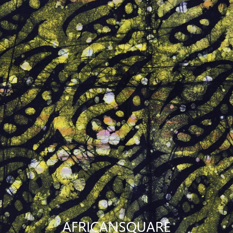 ガーナバティック布 065