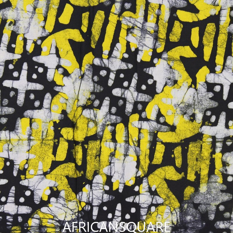 ガーナバティック布 066