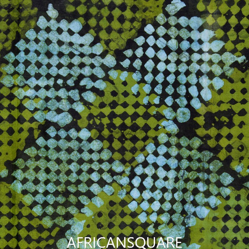 ガーナバティック布 077