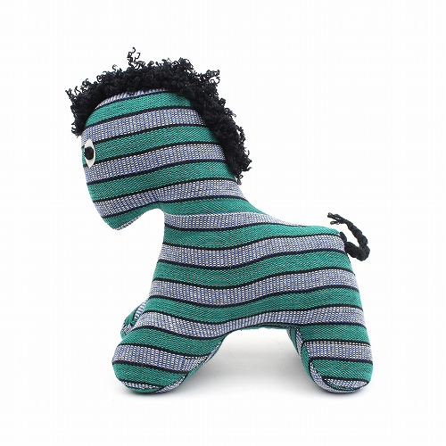 ブルキナ伝統布動物人形 中　ウマ 02