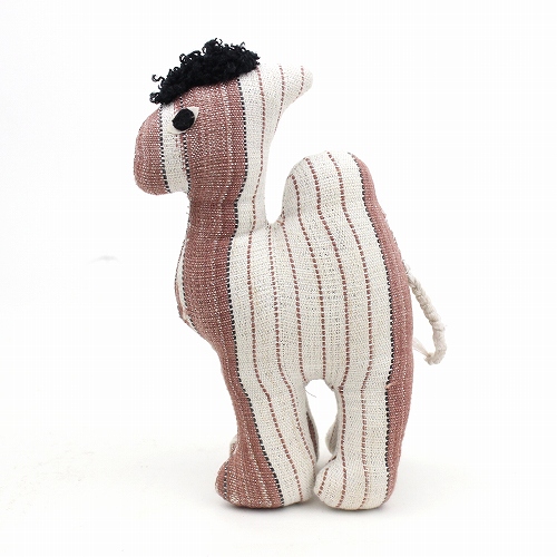ブルキナ伝統布動物人形 中ラクダ 04