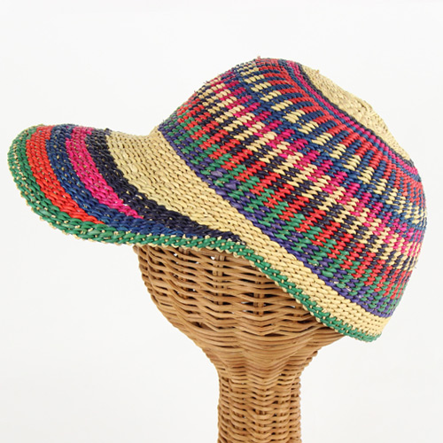 【SALE】ブルキナ帽子 キャップ カラー @3400→2720円