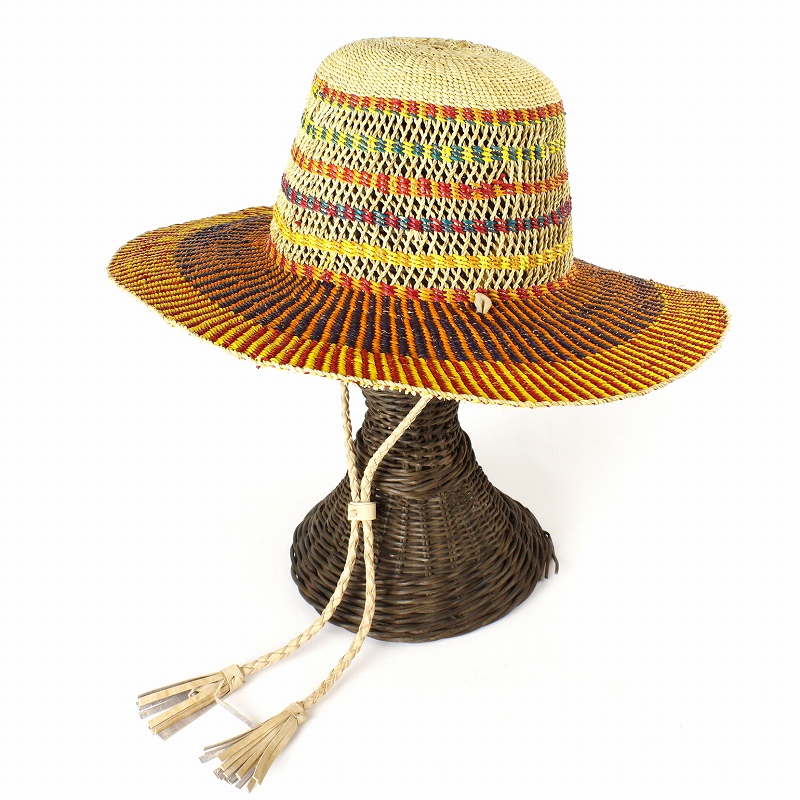 ボルガ帽子 5本透かし マルチカラー 子供用