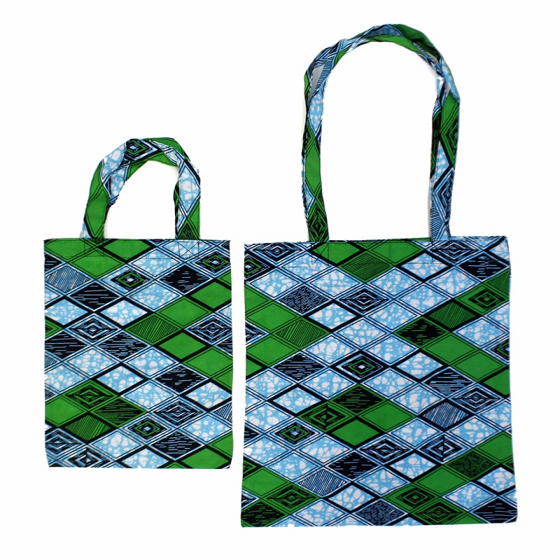 パーニュトートバッグ 大 緑系