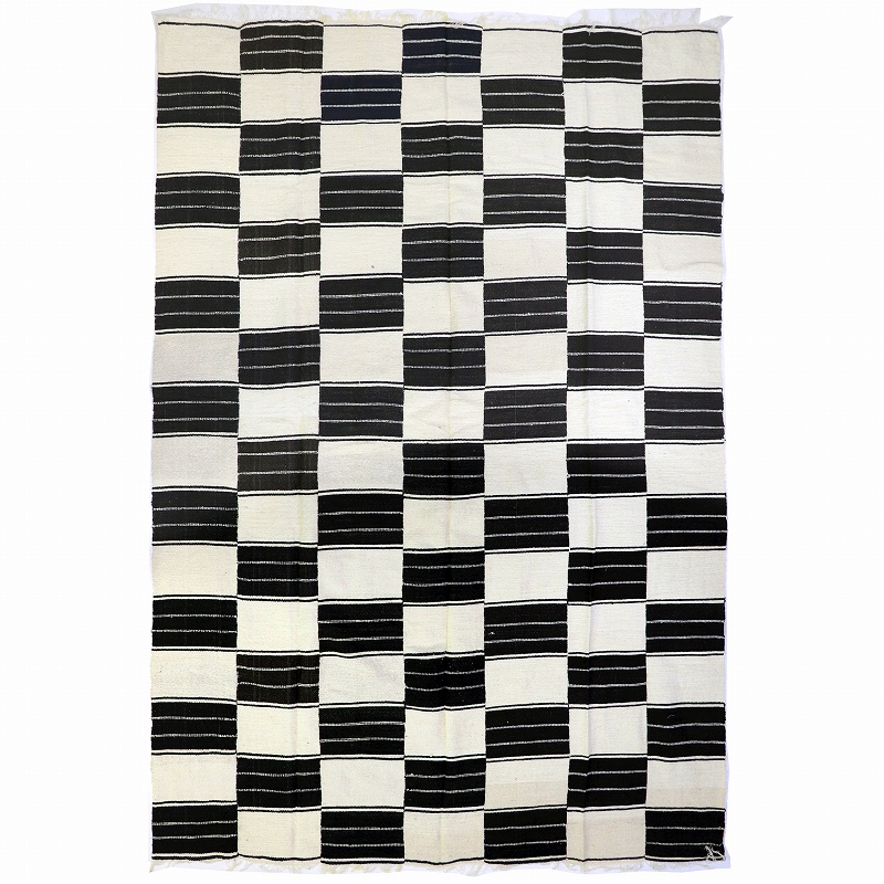 ブルキナ伝統ベッドカバー カラー 一点物_04