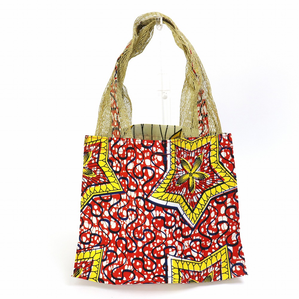 パーニュバッグ 両脇メッシュ オリーブメッシュ 赤系パーニュ