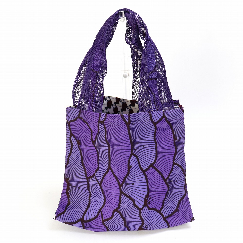 パーニュバッグ 両脇メッシュ 紫メッシュ 紫系パーニュ