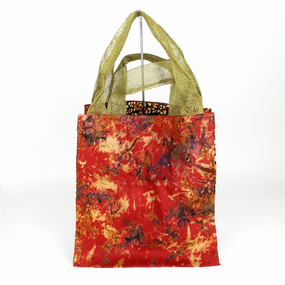 メッシュハンドルトートバッグ ココドゥンダ ダブルハンドル オリーブ 24SS一点物 @7200→5760