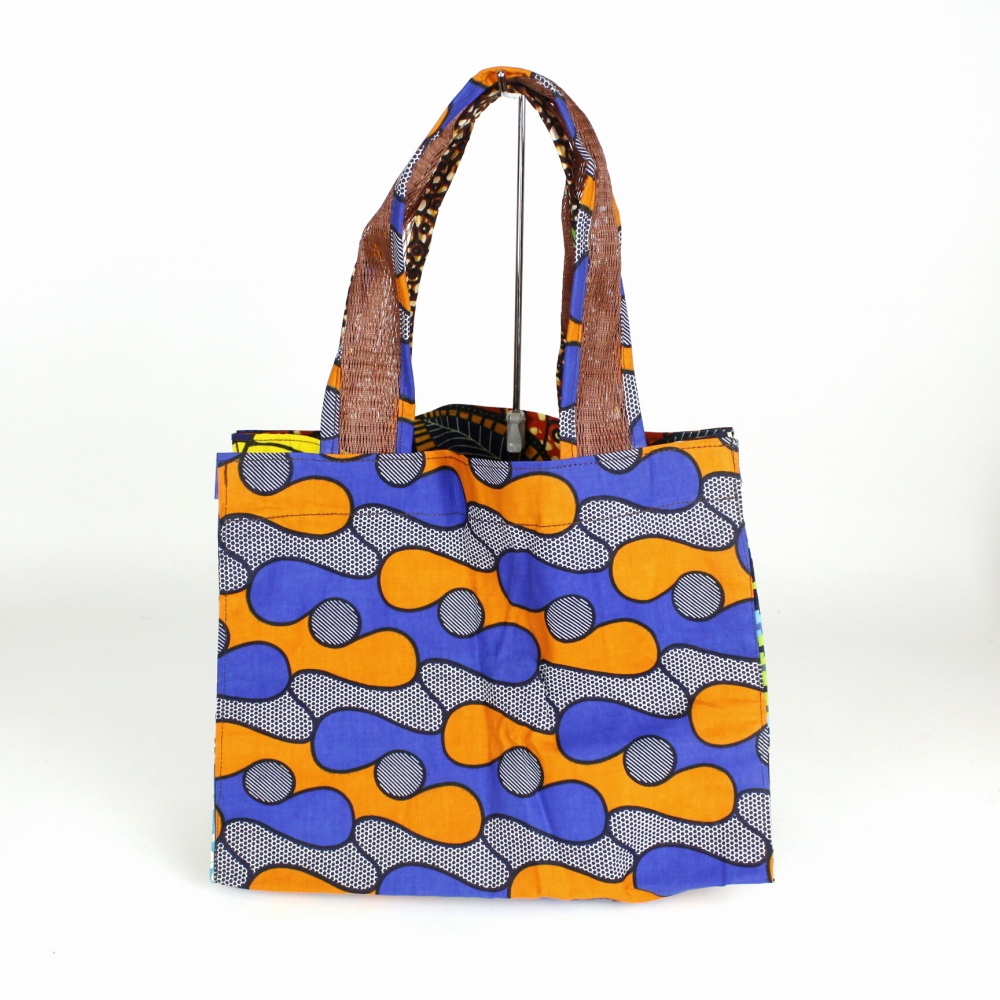 メッシュハンドル トートバッグ パーニュ 茶 24SS一点物 @4300→3440