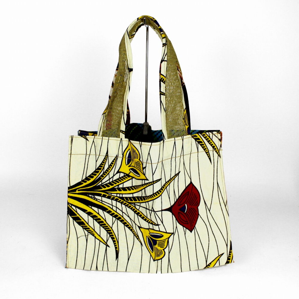 メッシュハンドル トートバッグ パーニュ オリーブ 24SS一点物 @4300→3440