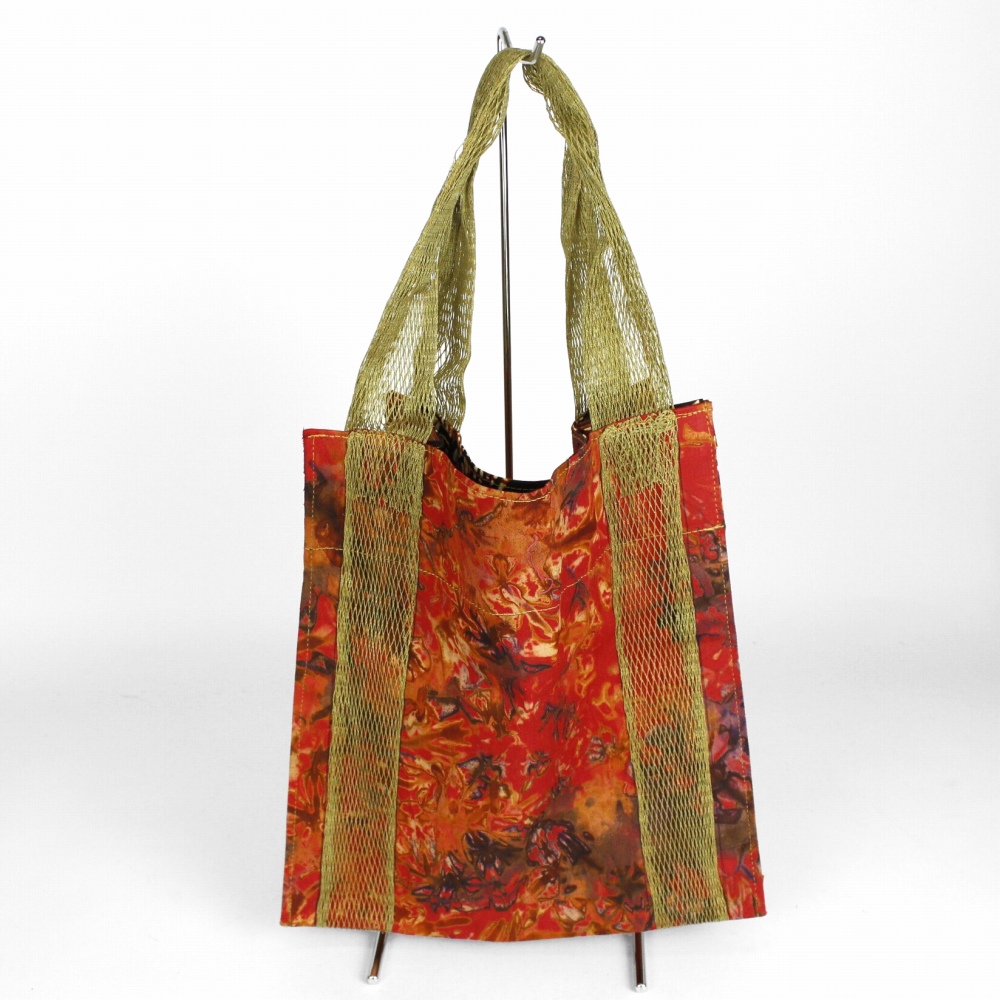 メッシュハンドルぐるり トートバッグ ココデゥンダ オリーブ 24SS一点物 @6200→4960