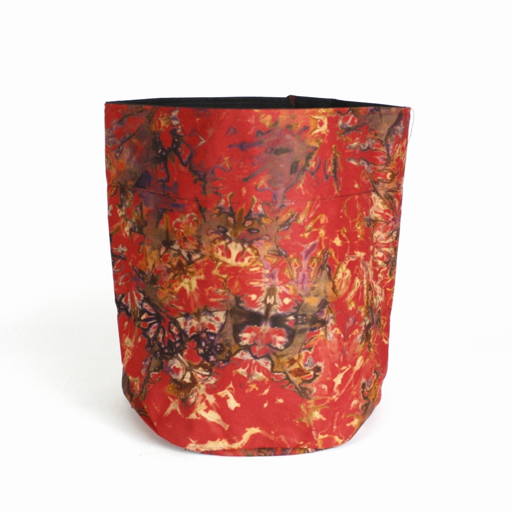 ココデゥンダ 鉢カバー 赤系 24SS一点物 @5800→4640