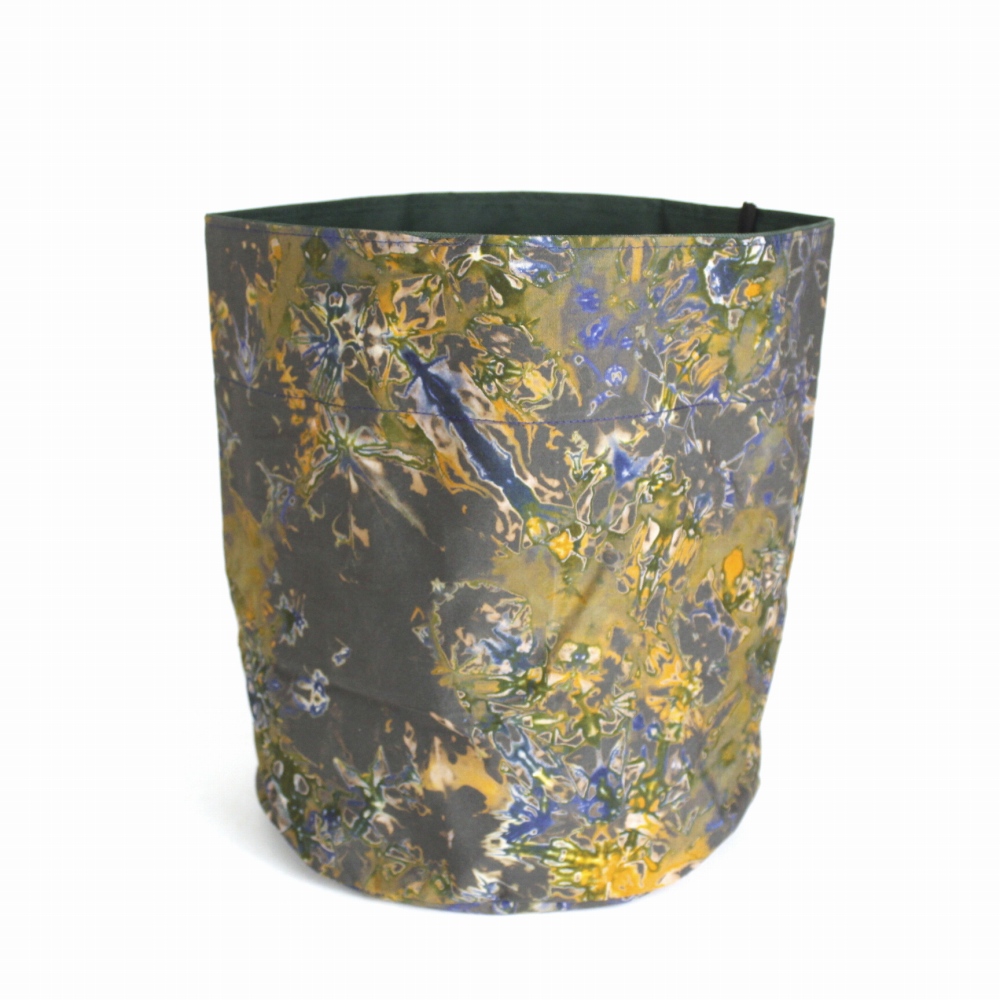 ココデゥンダ 鉢カバー 青系 24SS一点物 @5800→4640