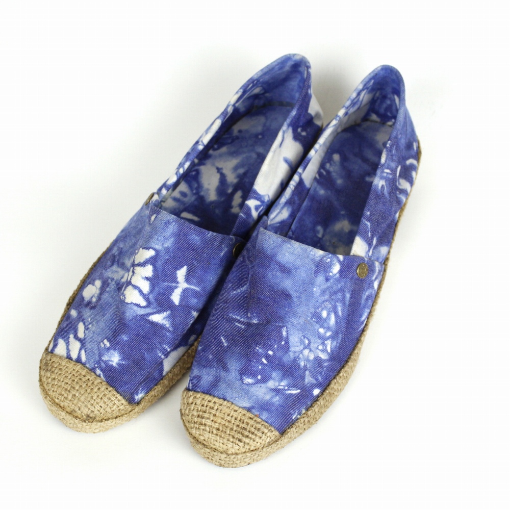 ココドゥンダ スリッポン 青系 24SS一点物 @16000→12800