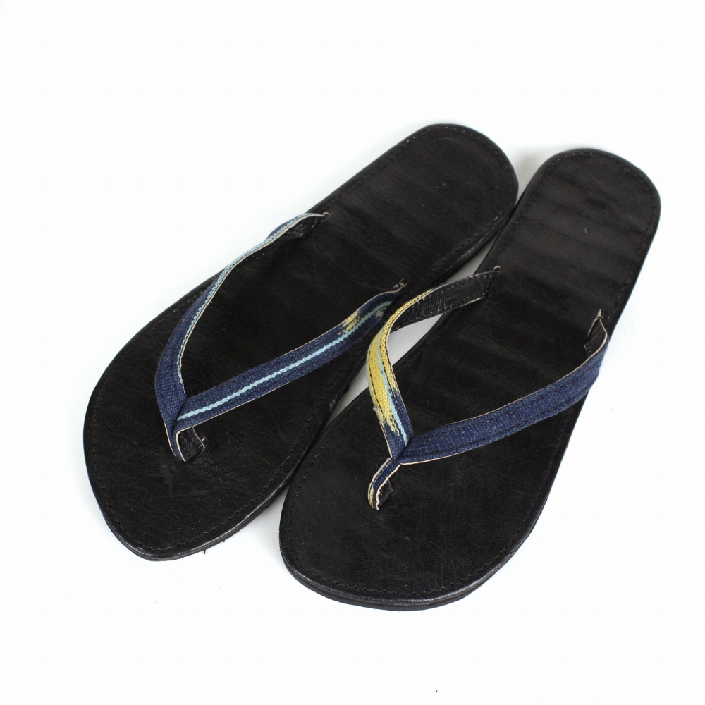 【SALE】バウレ布サンダル トング細 24SS一点物 @7800→6240