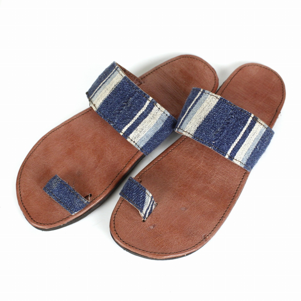 【SALE】バウレ布サンダル ダブル 24SS一点物 @7800→6240