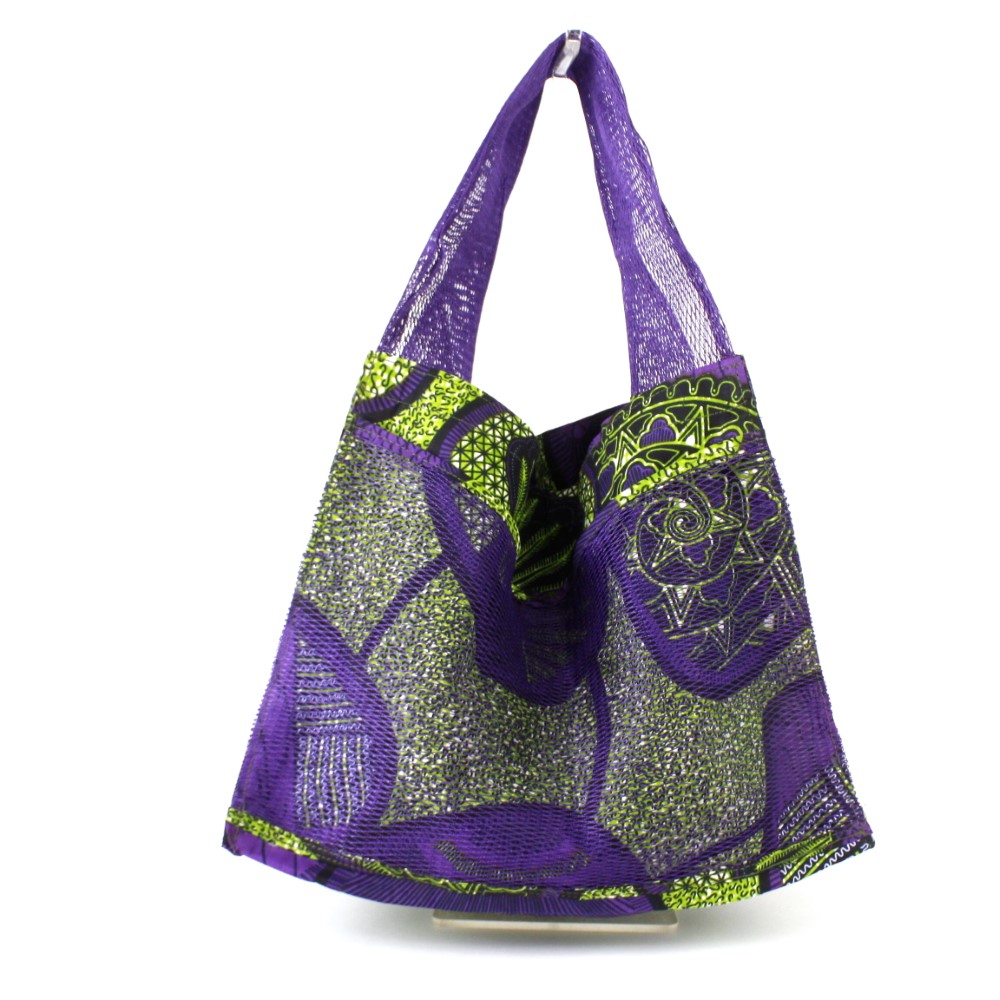 【受注商品】パーニュバッグ メッシュワンハンドル メッシュポケット 紫