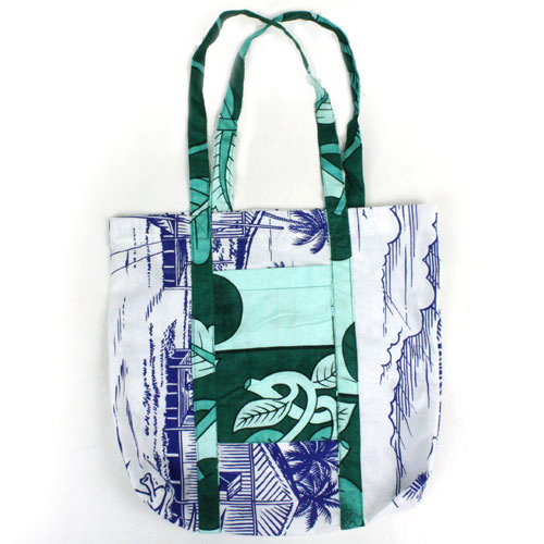 【SALE】ランバワーニエコバッグ ハンドルぐるり 外ポケット付 柄アソート @1600→1280円