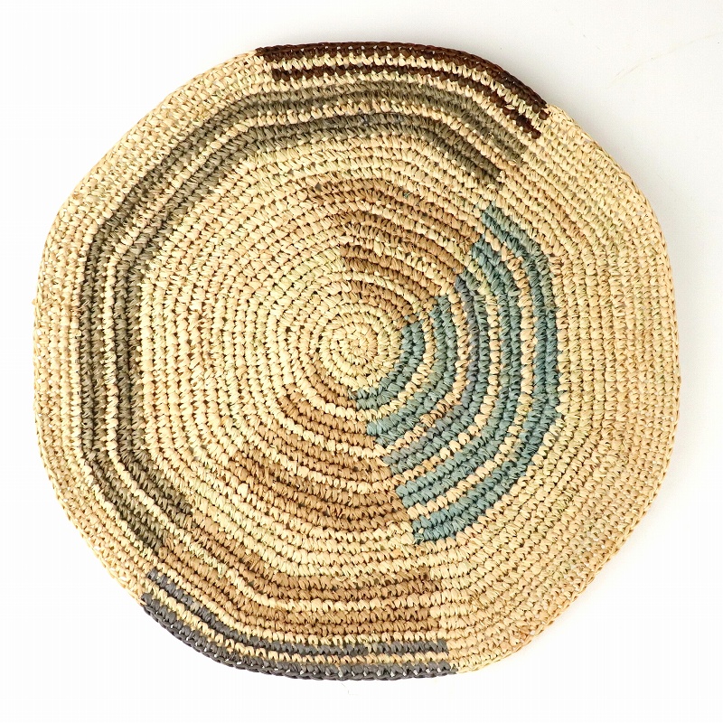 ラフィアかぎ編みランチョンマット03