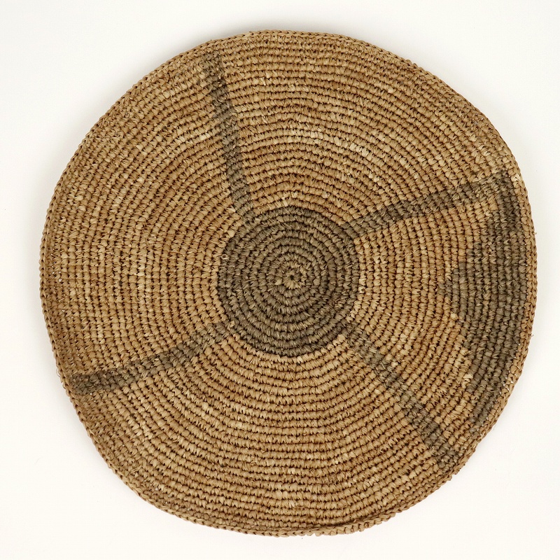 ラフィアかぎ編みランチョンマット04