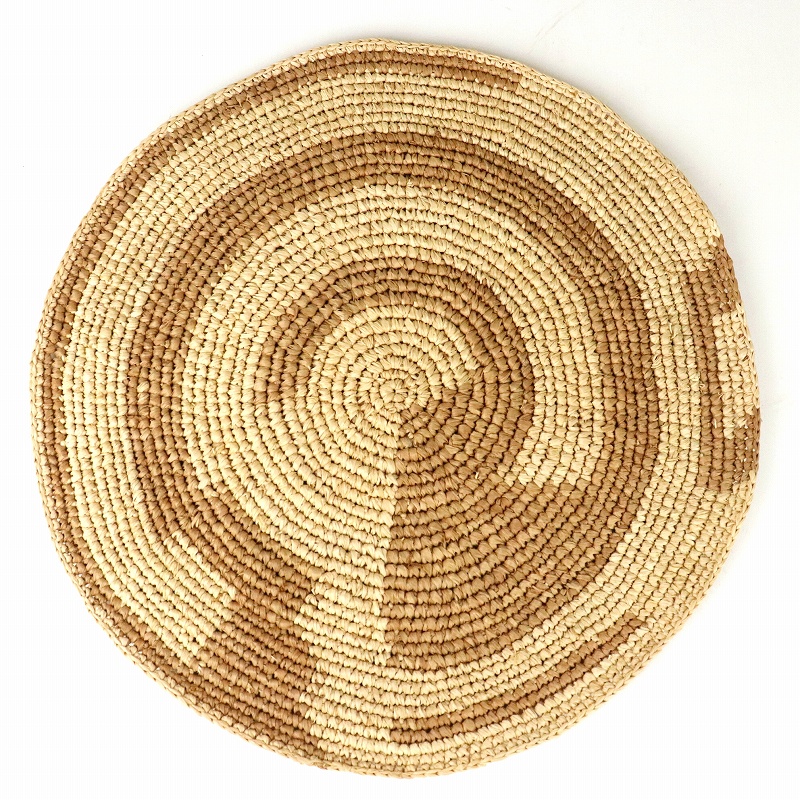 ラフィアかぎ編みランチョンマット05