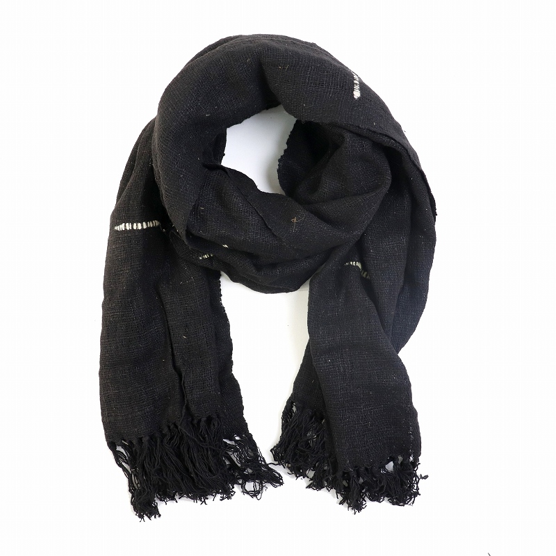 ランバランディ マダガスカル野蚕 草木染ストール 中 LAMBA LANDY