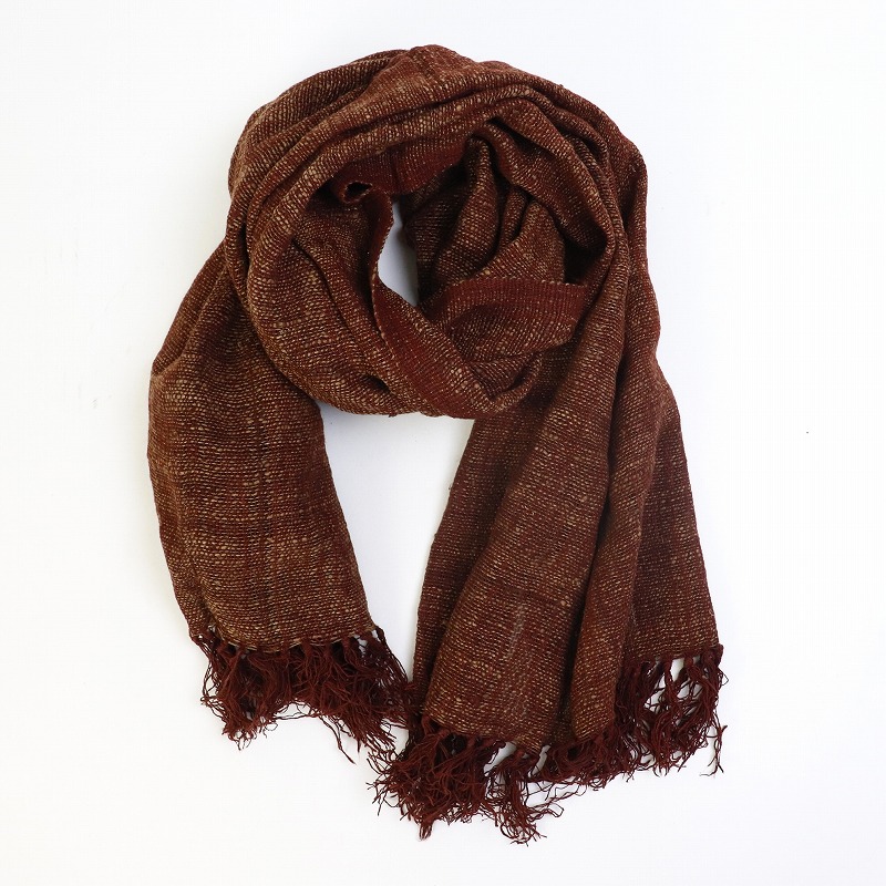 ランバランディ野蚕 180x40 草木染ユーカリxナトー