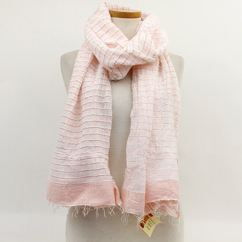 MUYA 手織ショール SHIRBSCARF(SF-202)オレンジ￥10000→7000