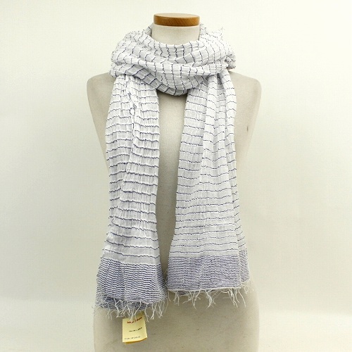 MUYA 手織ショール SHIRBSCARF(SF-202)青￥10000→7000