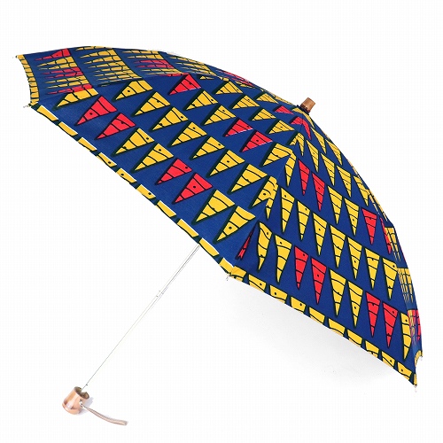 パーニュ傘折りたたみ 竹取手 フラッグ