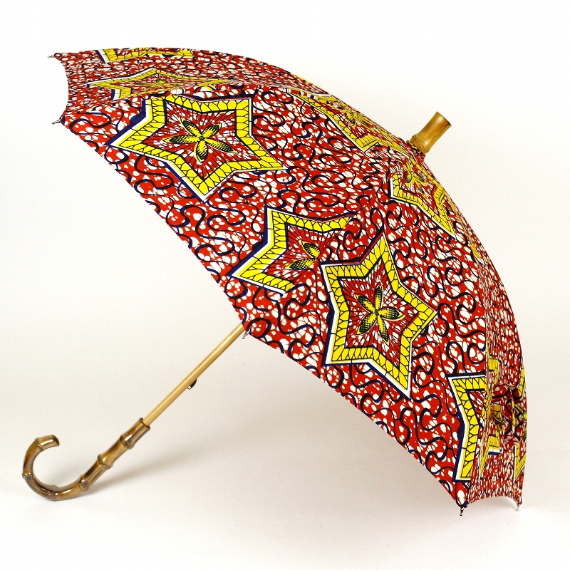 パーニュ長傘 竹取手 竹石突 スターフルーツ