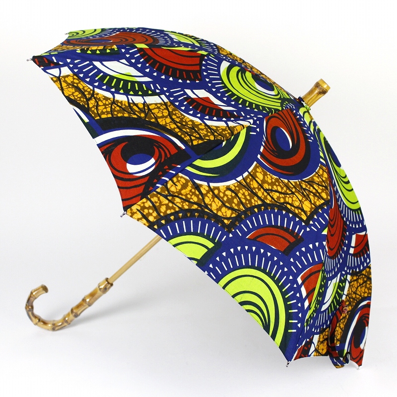 パーニュ長傘 竹取手 竹石突 フィッシュアイ