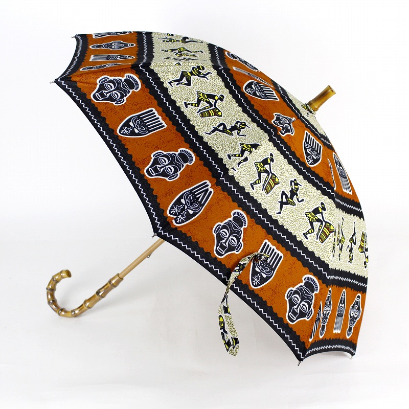 パーニュ長傘 竹取手 竹石突 ジャンベダンス03