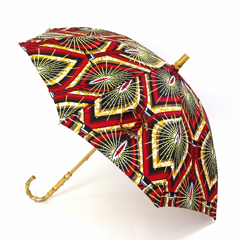 パーニュ長傘 竹取手 竹石突 ロウソク