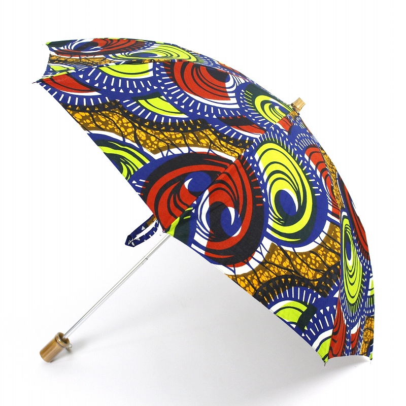 パーニュ傘折りたたみ 竹取手 フィッシュアイ