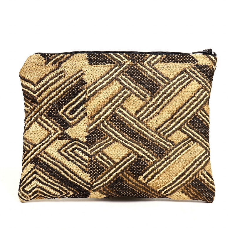 【受注】クバ布ファスナーポーチ