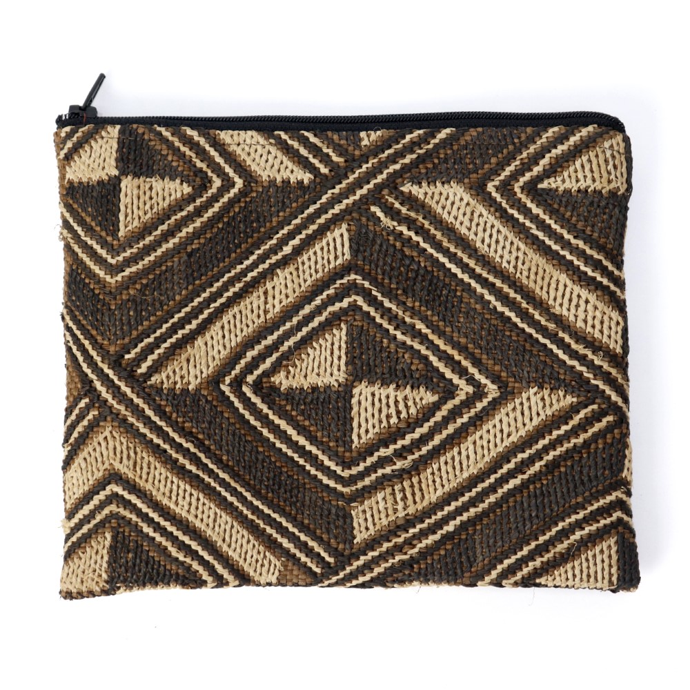 クバ布ファスナーポーチ 一点物_07