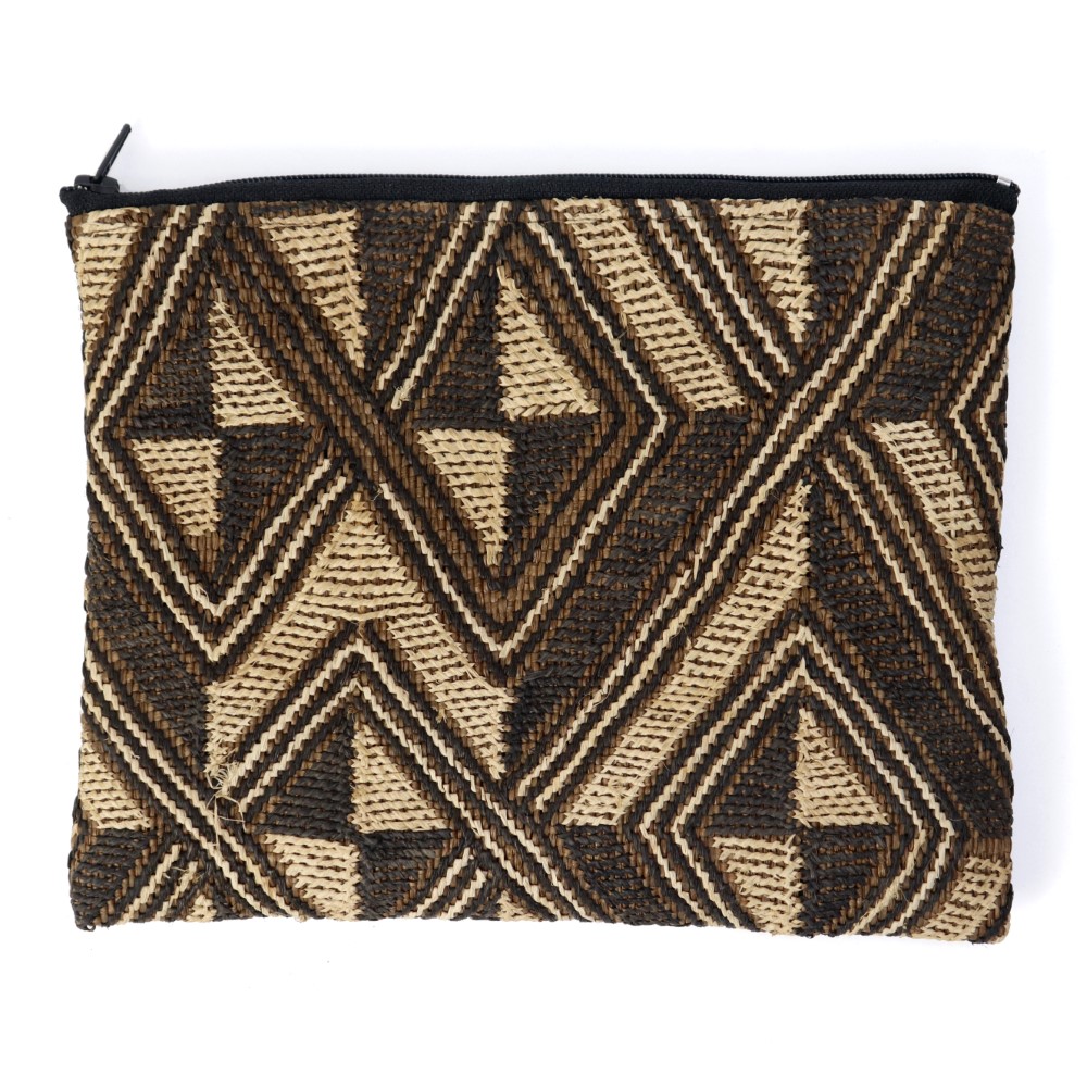 クバ布ファスナーポーチ 一点物_08