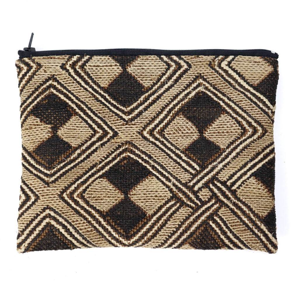 クバ布ファスナーポーチ 一点物_09