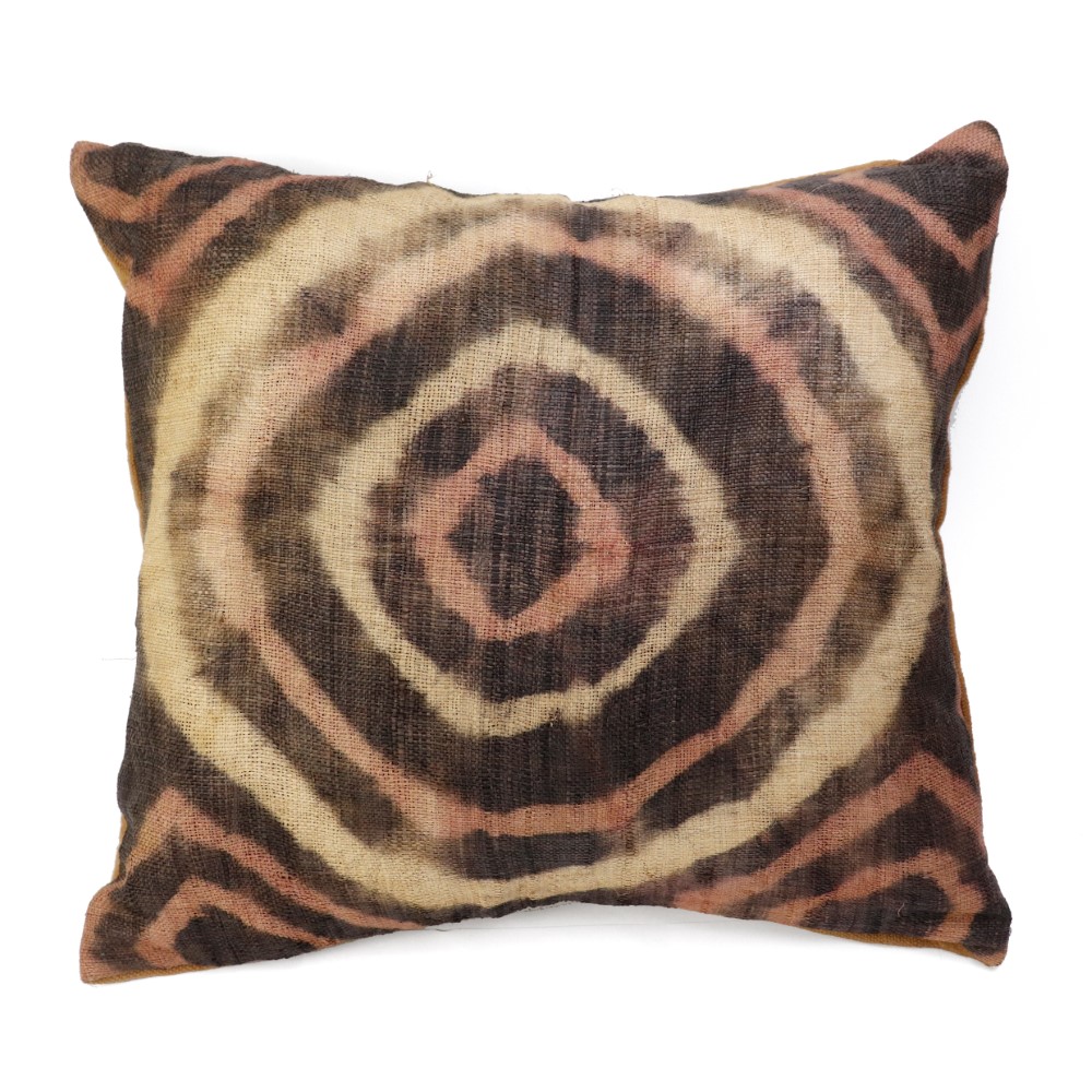 クバ布クッションカバー2 絞り