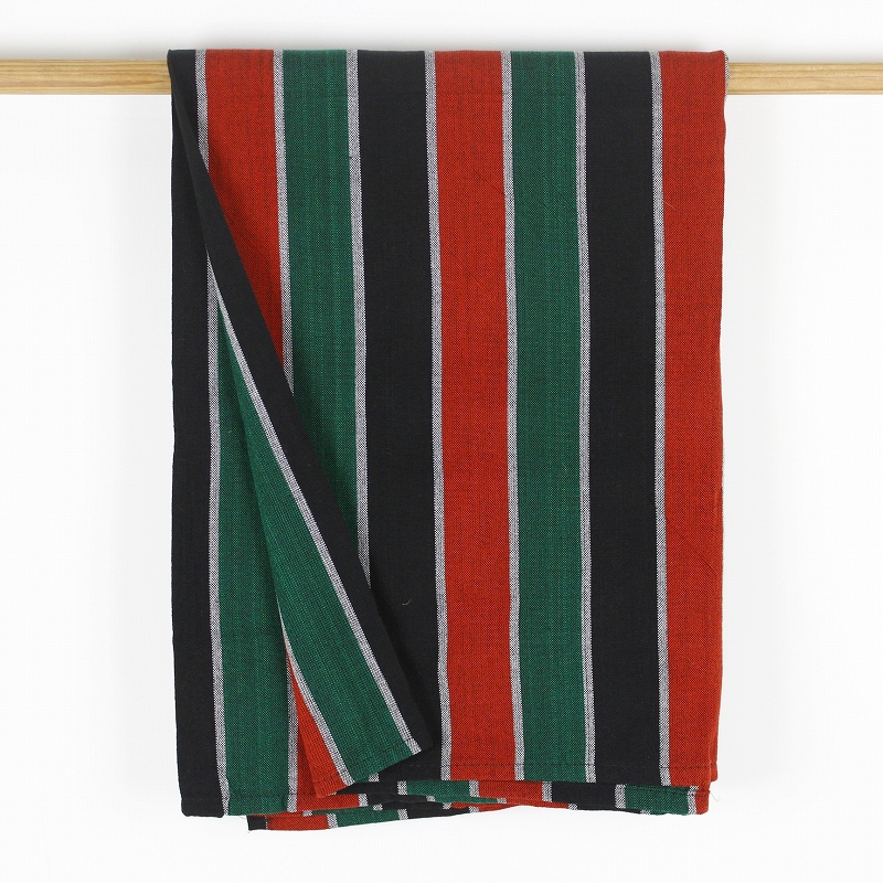 マサイシュカ 緑x赤x黒 ケニアボーダー