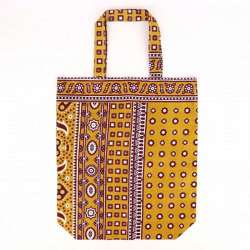 モンバサビーチ カンガエコバッグ キストゥブラウンマルーン