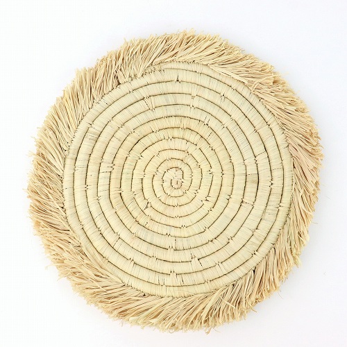 ラフィアフリンジポットマット 生成